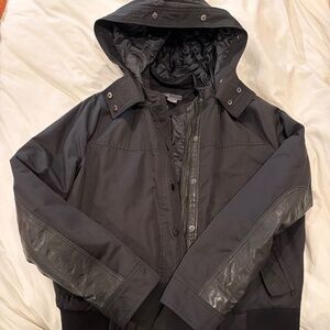 Vince bomber jacket with hood